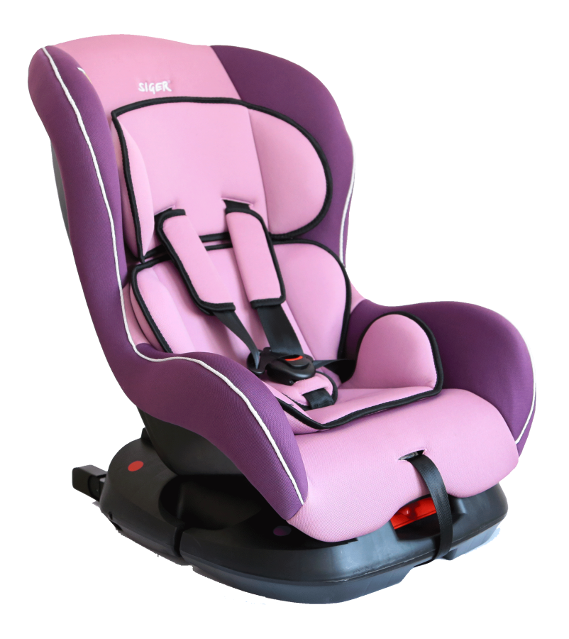 Купить запчасть SIGER - KRES0196 Детское автомобильное кресло SIGER "Наутилус ISOFIX" фиолетовый, 0-4 лет, 0-18 кг, группа 0+/1