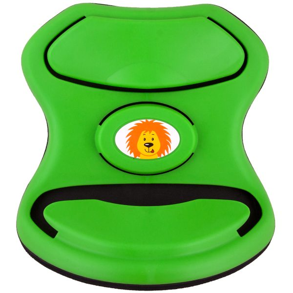 Купить запчасть SKYWAY - S04004002 Адаптер ремня безопасности детский SKYWAY пластик зеленый с львенком