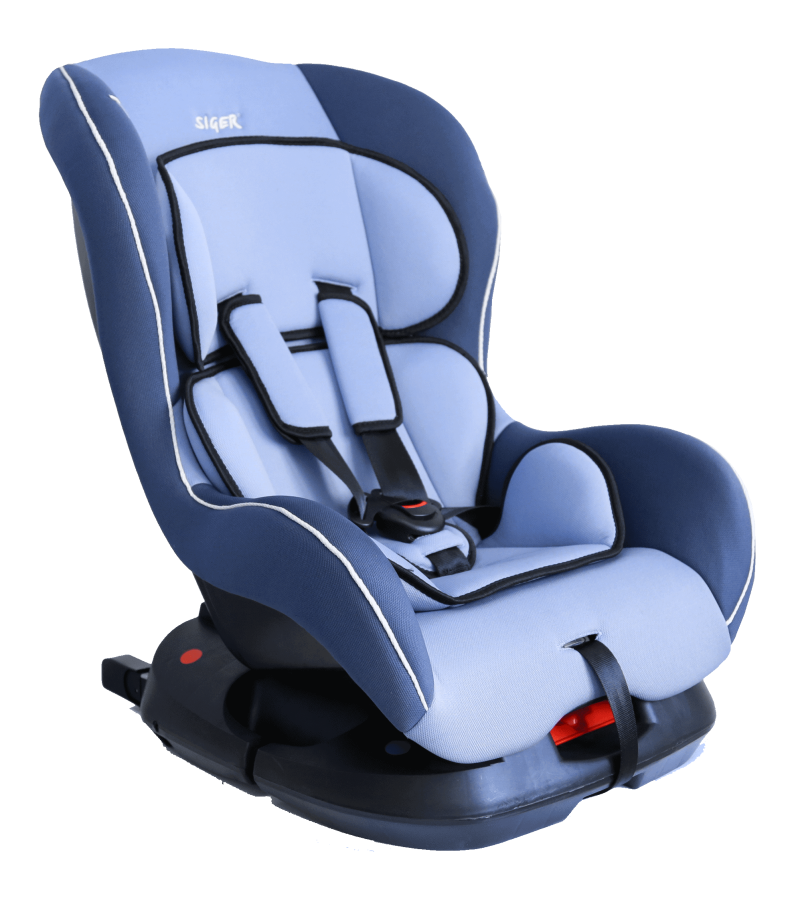 Купить запчасть SIGER - KRES0194 Детское автомобильное кресло SIGER "Наутилус ISOFIX" голубой, 0-4 лет, 0-18 кг, группа 0+/1