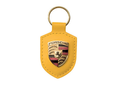 Купить запчасть PORSCHE - WAP05009516 Брелок для ключей с гербом Porsche Crest Keyring, Yellow