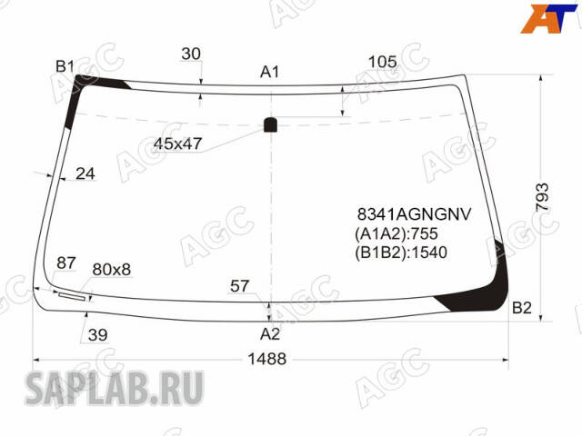 Купить запчасть AGC AUTOMOTIVE - 8341AGNGNV 