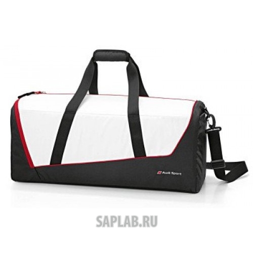 Купить запчасть AUDI - 3151600100 Спортивная сумка Audi Sports bag, Audi Sport, black/white/red