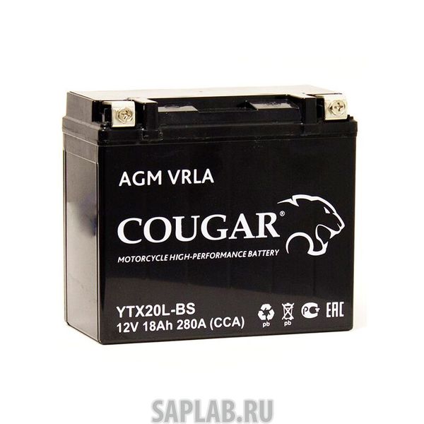 Купить запчасть COUGAR - YTX20LBS 