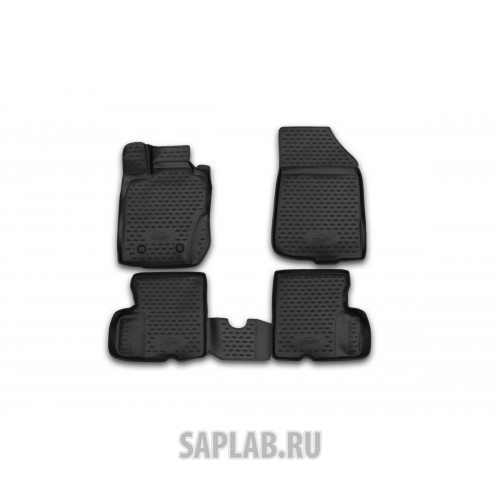 Купить Element CARNIS10057K Коврики 3D в салон NISSAN Terrano, 2014-2016, 4WD, 4 шт. (полиуретан)