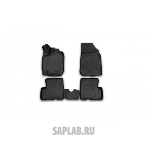 Купить Element NLC3D4140210K Коврики 3D в салон RENAULT Duster, 2015->, с ручкой для дистанционного открытия лючка бензобака, 4 шт. (полиуретан)