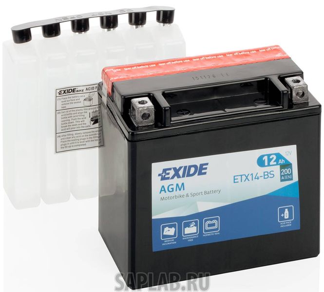 Купить запчасть EXIDE - ETX16BS 