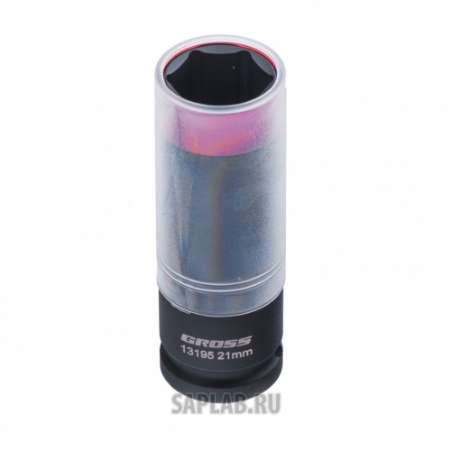 Купить GROSS 13195 Головка ударная шестигранная для колесных дисков 21 мм, 1/2, CrMo Gross