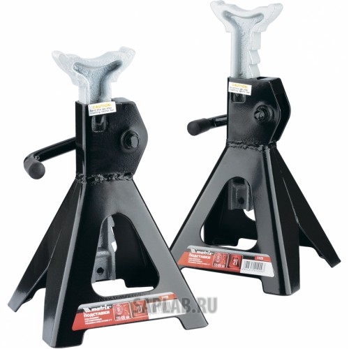 Купить MATRIX 51620 Подставки под машину регулируемые, 2 т, h подъема 275-420 мм, 2 шт.// MATRIX