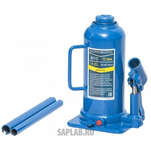 Купить NORDBERG N3112 NORDBERG ДОМКРАТ бутылочный 12 т, N3112