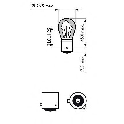 Купить запчасть PHILIPS - 12496LLECOCP 