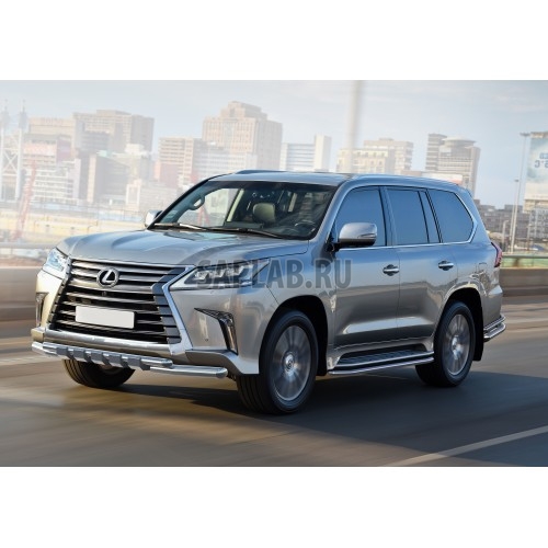 Купить RIVAL R3210005 Защита штатного порога Rival, d42, Lexus LX 450d V - все, 2015-, крепеж в комплекте, нержавеющая сталь