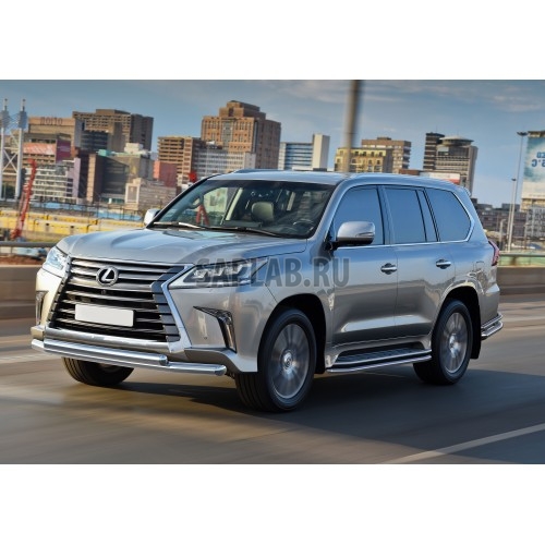 Купить RIVAL R3210006 Защита штатного порога Rival, d57, Lexus LX 450d V - все, 2015-, крепеж в комплекте, нержавеющая сталь