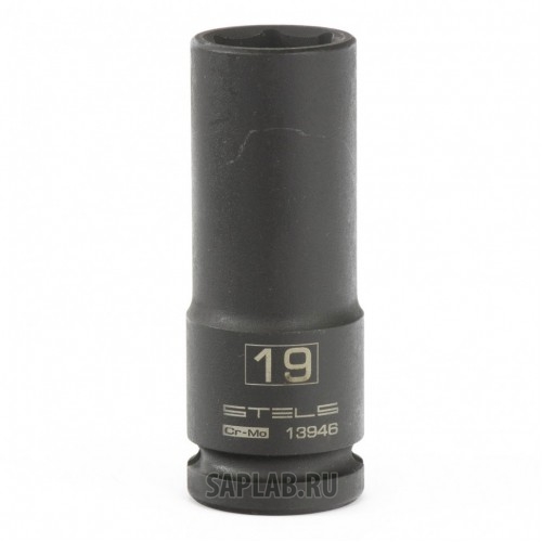 Купить STELS 13946 Головка ударная удлиненная шестигранная, 19 мм, 1/2, CrMo Stels