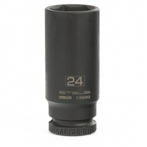 Купить STELS 13949 Головка ударная удлиненная шестигранная, 24 мм, 1/2, CrMo Stels