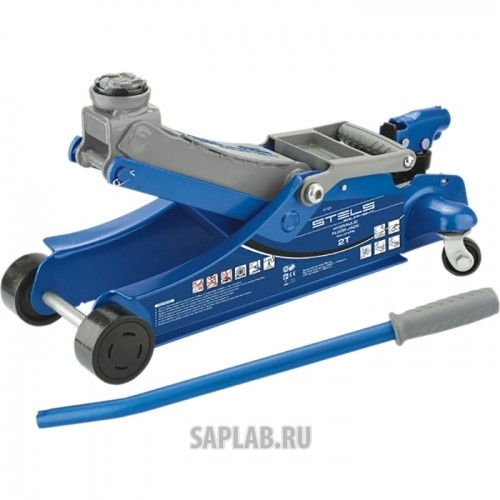 Купить STELS 51131 Домкрат гидравлический подкатной, поворотная рукоятка, 2т LOW PROFILE, 100-350 мм// STELS