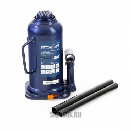 Купить STELS 51168 Домкрат гидравлический бутылочный, 16 т, h подъема 227-457 мм Stels