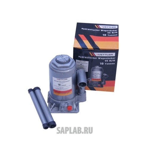 Купить VETTLER VEBJ10 Домкрат гидравлич (10т) бутылочный (200x385) VETTLER