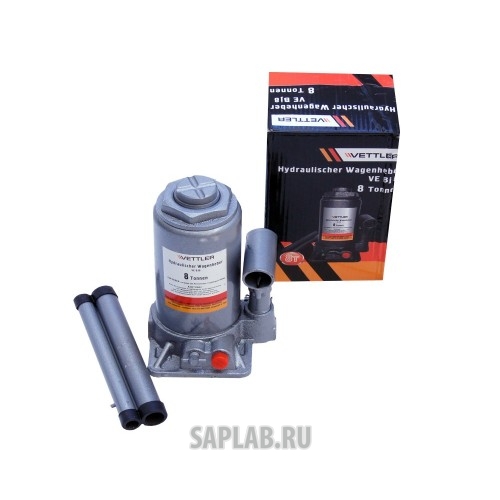 Купить VETTLER VEBJ8 Домкрат гидравлич (8т) бутылочный (200x385) VETTLER