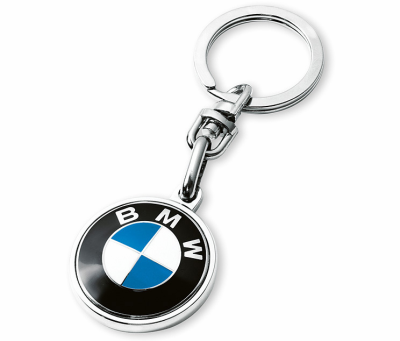 Купить запчасть BMW - 80230444663 Брелок с эмблемой BMW Key Ring Pendant, BMW Logo
