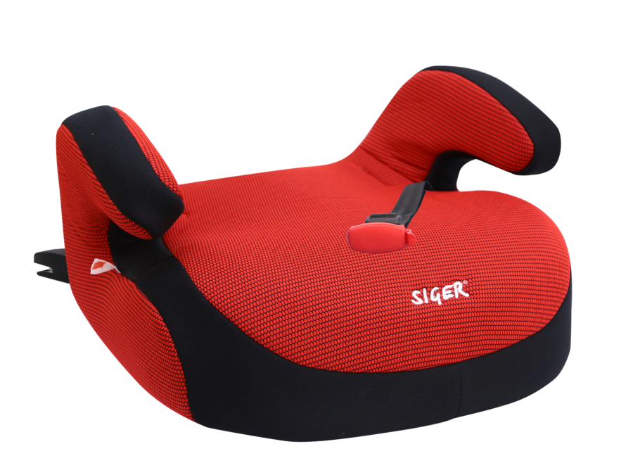 Купить запчасть SIGER - KRES0185 Детское автомобильное кресло SIGER "Бустер FIX" красный, 6-12 лет, 22-36 кг, группа 3