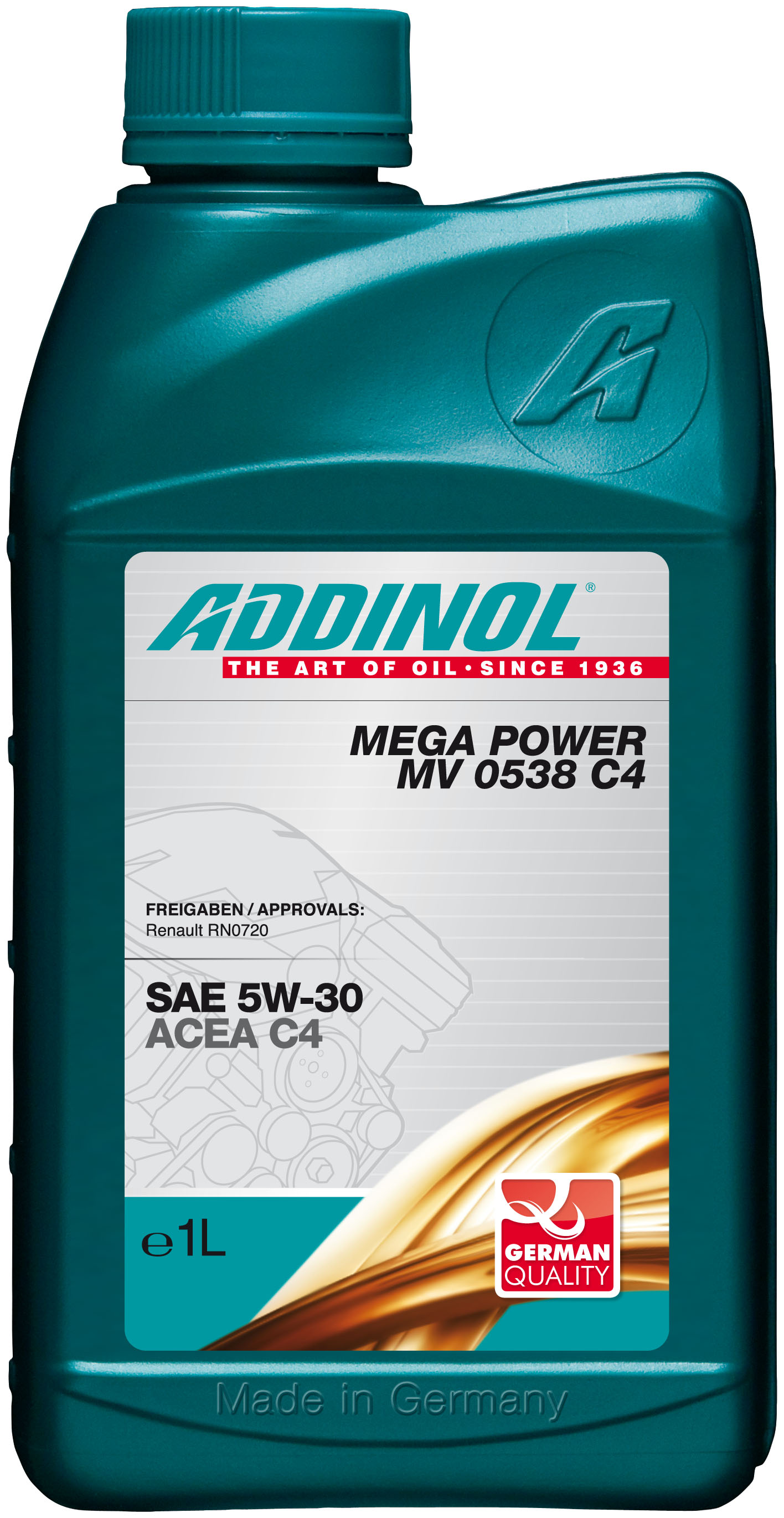 Купить запчасть ADDINOL - 4014766073259 Моторное масло Addinol Mega Power MV 0538 5W-30 1л